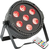 Ibiza Light THINPAR7X6-RGBW LED Par Can DMX