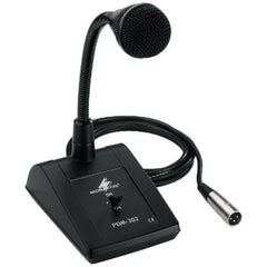Monacor PDM-302 Dynamic Desk Microphone Paging Mic Sound System PA