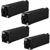 4x DAP FLA64 - RJ45 Coupler for CAT5 CAT5 Ethercon Joiner cable extender