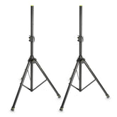 Pair of Gravity SP 5111 B Short Loudspeaker Stand 35 mm, Aluminium, Black