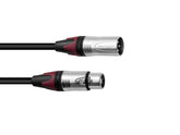 Câble Psso XLR Col 3Pin 7.5M Bk Neutrik