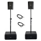 2x Bose S1 Pro Portable PA System with Bose SUB1 Subwoofer