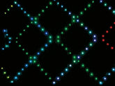 HQ Power LED Starcloth II - 2m x 3m RGB Starcloth Stardrape DJ Disco Lighting