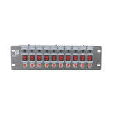 Showgear DJSwitch 10F 10Way Switchpanel Blitzausgang 10x Schuko