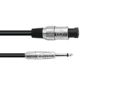Omnitronic Adapterkabel Lautsprecher(M)/Klinke 5M Schwarz