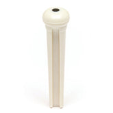 Graphtech Tusq Bridge Pins - Martin 2mm - White/black Dot -6 Pces