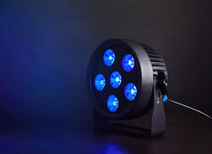 Citronic Silent PAR-180: 6 x 30W RGBWA+UV Silent PAR Can Citronic Silent PAR-180: 6 x 30W RGBWA+UV Silent PAR Can