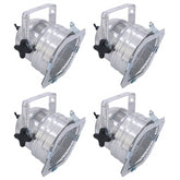 4x Eurolite PAR-56 Spot Short with Cable Sil