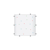 Panneau de piste de danse LEDJ White RGB Starlit 2 pieds x 2 pieds (4 côtés)