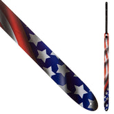 Perris 11044 2.5" Usa Flag Leather Guitar Strap