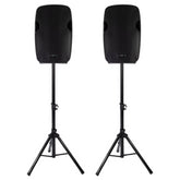 2x Kam RZ15A V3 1200W Active PA Speaker DJ Disco Sound System