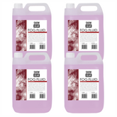 4x Showgear Fog Fluid 5L High Density Smoke Liquid Dense Thick Fog