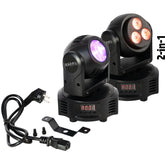 Ibiza MH-BEAM-WASH Dual DMX Moving Head Beam Wash
