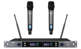 ZZIP TXZZ420 Channel 38 Twin UHF Wireless Mic System Complete with 2 Handheld Mics 606 - 630 mhz