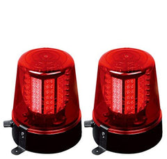 2 x Ibiza LED Red Beacon XL