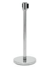 GUIL PST-11N Barrieresystem mit einziehbarem Gürtel (schwarz) zur Massenkontrolle