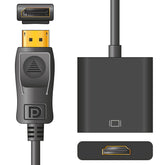 Câble adaptateur AV:Link Fiche de port d'affichage - Prise HDMI 0,2 m
