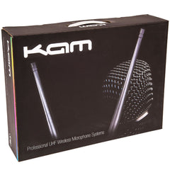 Kam KWM11PRO UHF Dual Handheld Wireless Microphone Kam KWM11PRO UHF Dual Handheld Wireless Microphone