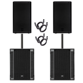2x Ensemble d'enceintes actives RCF ART 932-A + SUB 705