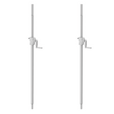 2x Ultimax UTX 218 WH White Speaker Winch Pole 35mm & M20 Thread