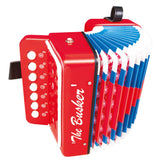 The Busker Mini Accordian - Red