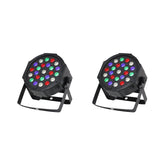2x Equinox Maxi Batt Rechargeble Slim LED PAR