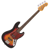 Vintage V49 Coaster Series Bass Guitar - 3 Tone Sunburst