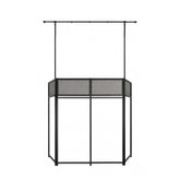 Thor Mobile DJ Foldable Stand with Carry Bag & Overhead Lighting Gantry Stand