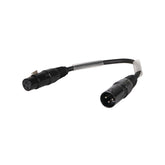 LEDJ DMX Phasenumkehradapter 3-Pin-XLR-Buchse - 3-Pin-XLR-Stecker