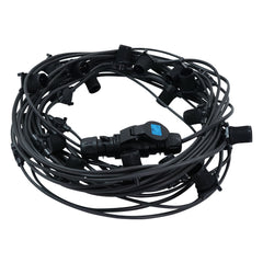 PCE 50m BC Festoon, 0.5m Spacing with 16A Plug and Socket
