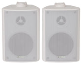 Adastra BC3W Paire d'enceintes de fond stéréo Blanc 3" 60W