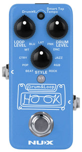 NUX Hook Drum & Loop Guitar Pedal, Drum Machine and Phrase Looper