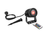 Eurolite LED-IP-Spot – 15 W RGBW-Außenspot mit Pfahl