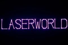 Laserworld CS-500RGB KeyTex Laser DJ Lighting Effect Unit inc Keyboard - Type Text!
