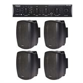 Denon Amplifier & Adastra Speaker PA Bundle for Background Music Outdoor / Indoor