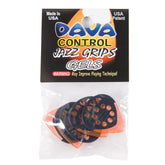 Dava Jazz Grip Picks- Hang Bag 6 Orange Gels