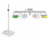 Eurolite Set LED KLS Laser Bar FX Lichtset weiß + BPS-3 Lautsprecherständer weiß