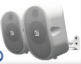 BST WMS4A-WH Active Wall Mounted Speaker 40W Pair White *BSTOCK*