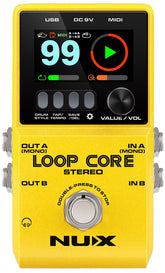 NUX Loop Core Stereo Pedal, Guitar Looper
