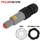 eLumen8 Powersafe 800A Line Drain 240mm2 L3 Grey