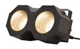QTX High Power Stage Blinder 2 x 50 W warmweiße LED-Flutlicht-DJ-Bühne