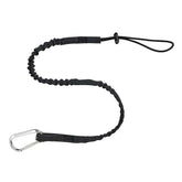 ELLER Ergodyne Squids 3100EXT Einzelkarabiner-Werkzeug-Lanyard 107–137 cm, schwarze Verlängerung
