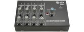 QTX 8 Channel Mini Microphone Mixer