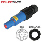 eLumen8 Powersafe 500A Line Drain 120mm2 Neutral Blue