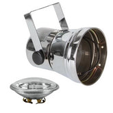 HQ Power Pin Spot PAR36 chrome Pinspot Spot Light for Mirrorball inc Lamp Bundle