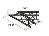 Alutruss Trilock S-Pac 19 2-Way Corner 45? Black