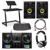 DJ Starter Kit 3: Hercules Inpulse 500 Controller, Thor DJ Stand, Numark HF125 Headphones & Hercules DJ Monitor 32