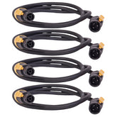 4x AFX CAB-IP65-T5 IP65 Powercon TRUE1 Extension Cable for Lighting Fixtures - 5m