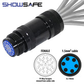 eLumen8 Socapex 19-Pin Line Female Socket 6 x 10mm (1.5mm� cable)