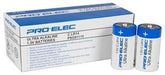 Pro-Elec Ultra Alkaline C Batteries 1.5V 8Ah - Pack of 10